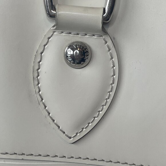 Authentic Louis Vuitton Epi Leather Passy PM White Ivory Hand Bag Tote - Picture 9 of 13